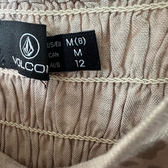 New Women’s Volcom Cha Cha Ching Leopard Print Midi Dress Size M - Picture 5 of 8